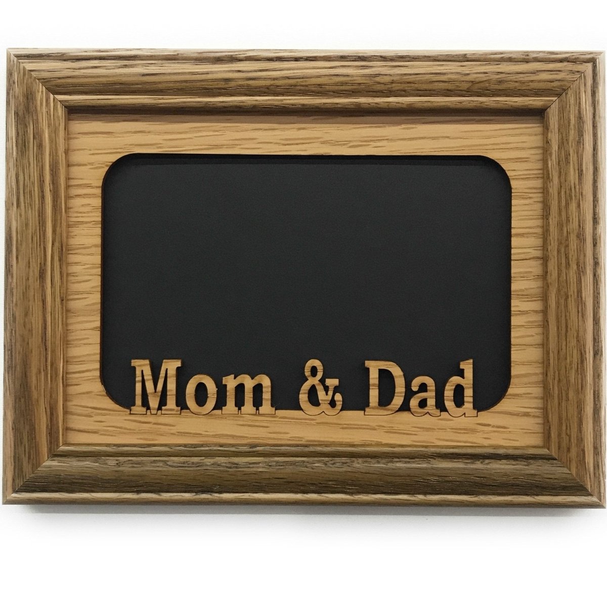 Mom And Dad Picture Frame - 5x7 Frame Hold 4x6 Photo - Legacy Images - Picture Frames - 5x7 picture frame family parents laser engraved