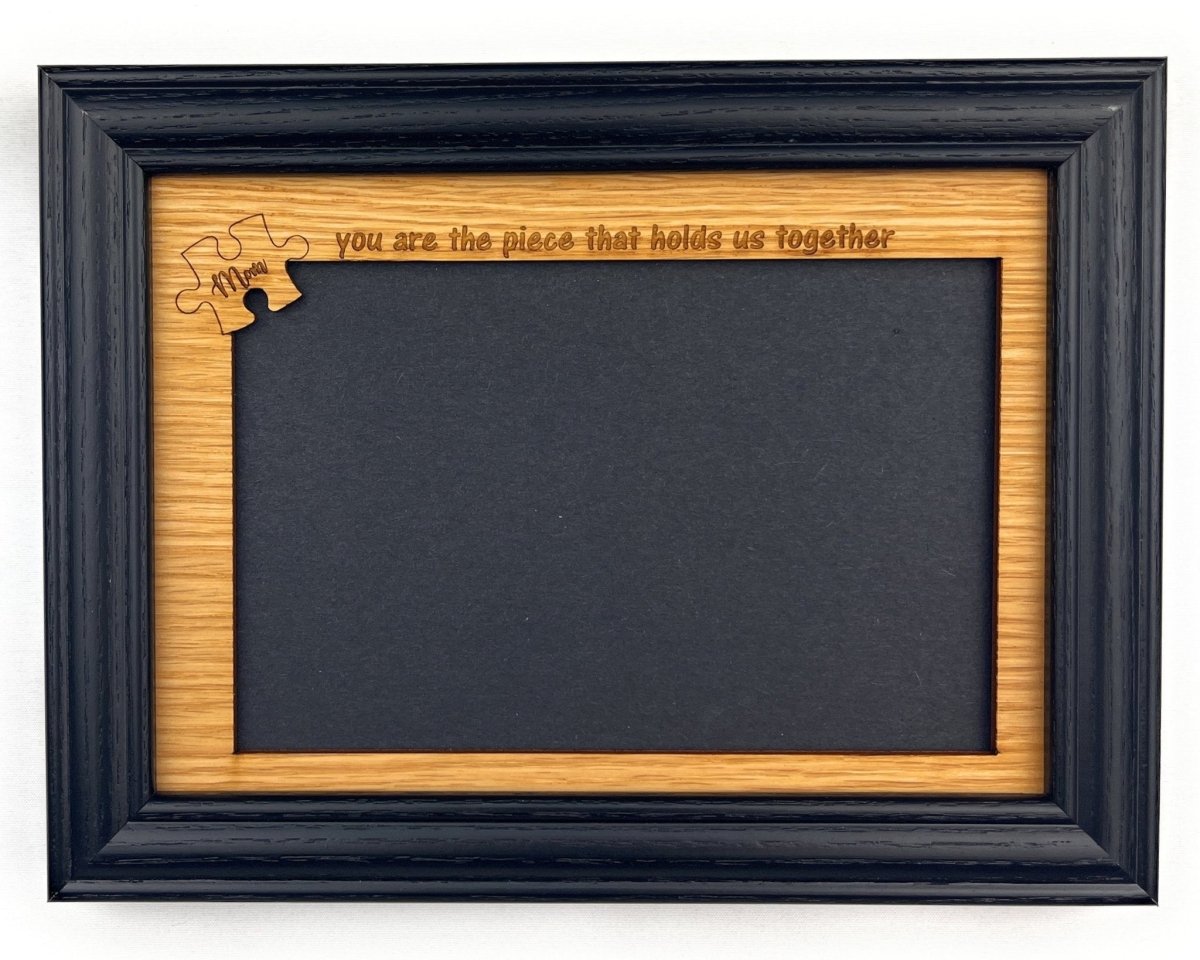 Mom Piece that Holds Us Together Picture Frame - Legacy Images - Picture Frames - 5x7 picture frame 8x10 picture frame custom laser engraved