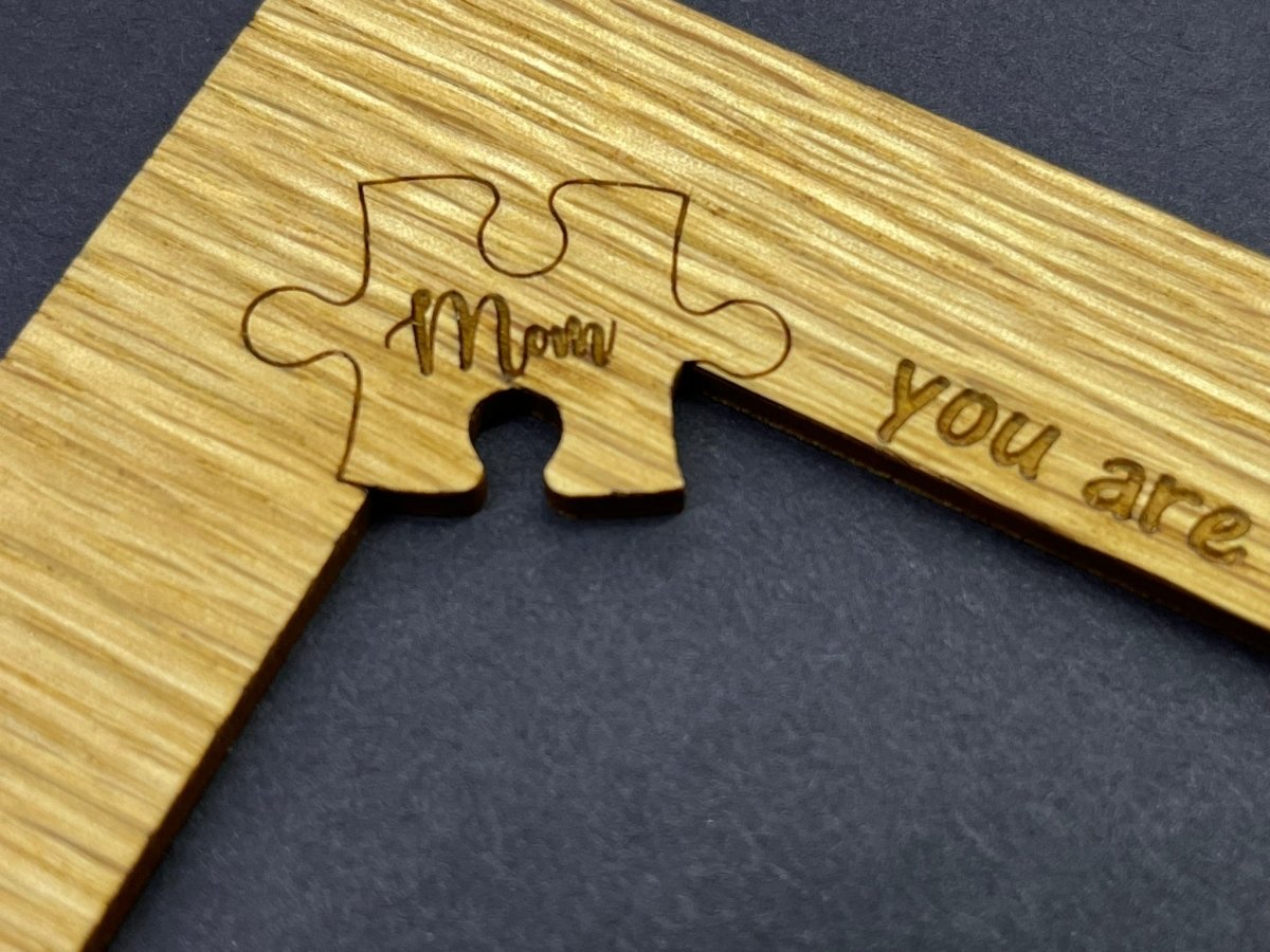 Mom Piece that Holds Us Together Picture Frame - Legacy Images - Picture Frames - 5x7 picture frame 8x10 picture frame custom laser engraved