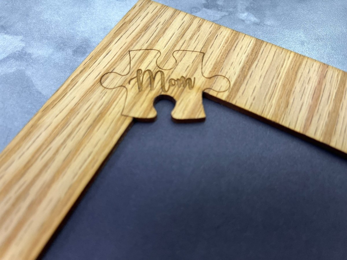 Mom Piece that Holds Us Together Picture Frame - Legacy Images - Picture Frames - 5x7 picture frame 8x10 picture frame custom laser engraved