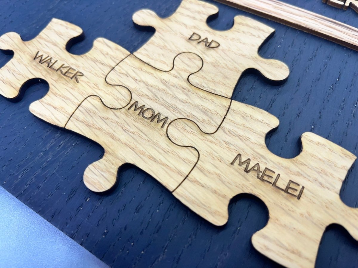 Mom Piece that Holds Us Together Sign - Legacy Images - Novelty Signs - mom mother's day gift laser engraved