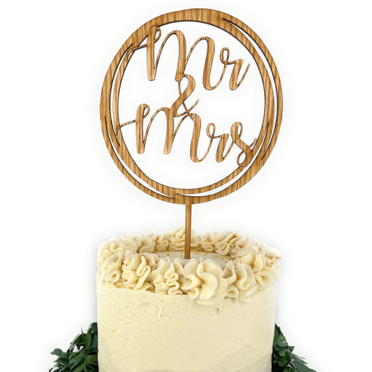 Mr & Mrs Wedding Cake Topper - Legacy Images - Cake Decorating Supplies