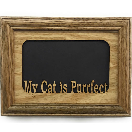 My Cat is Purrfect Picture Frame - 5x7 Frame Hold 4x6 Photo - Legacy Images - Picture Frames