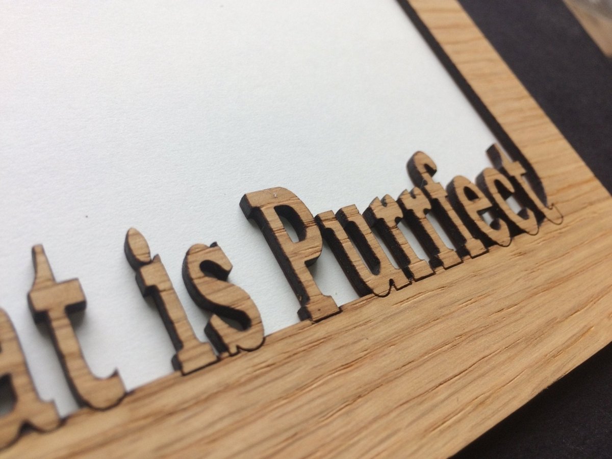 My Cat is Purrfect Picture Frame - 5x7 Frame Hold 4x6 Photo - Legacy Images - Picture Frames - 5x7 picture frame cat Pets laser engraved