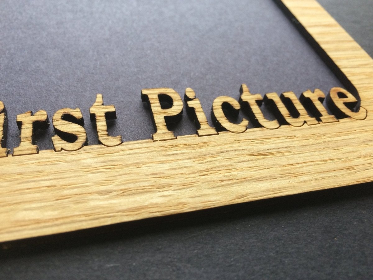My First Picture Frame - 5x7 Frame Hold 4x6 Photo - Legacy Images - Picture Frames - 5x7 picture frame baby family laser engraved