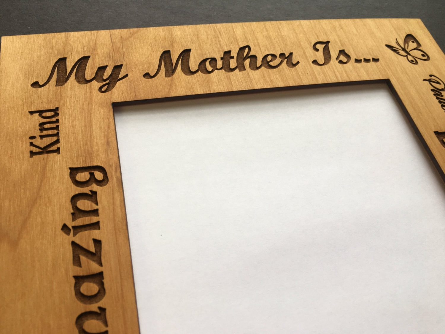My Mother Is... Picture Frame - 8x10 Frame Hold 5x7 Photo - My Mother Is... Picture Frame, Picture Frame, home decor, laser engraved - Legacy Images - Legacy Images - Picture Frames