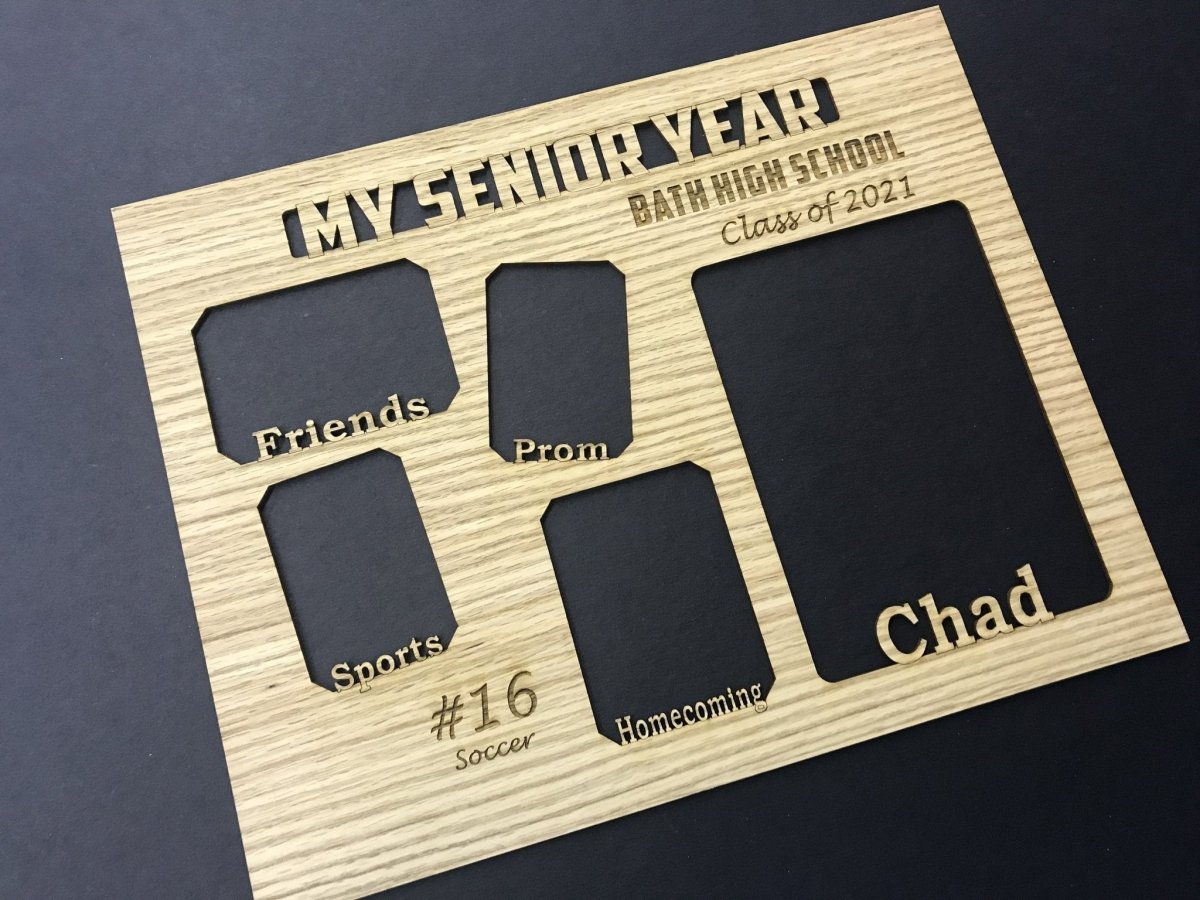 My Senior Year Picture Frame 11"x14" - Legacy Images - Picture Frames - 11x14 Picture Frame graduation name laser engraved