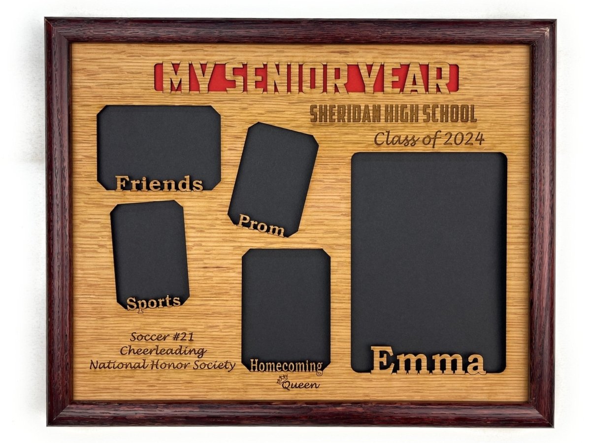 My Senior Year Picture Frame 11"x14" - Legacy Images - Picture Frames - 11x14 Picture Frame graduation name laser engraved