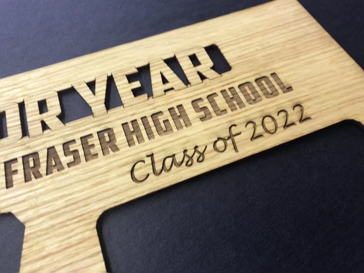 My Senior Year Picture Frame 11"x14" - Legacy Images - Picture Frames - 11x14 Picture Frame graduation name laser engraved