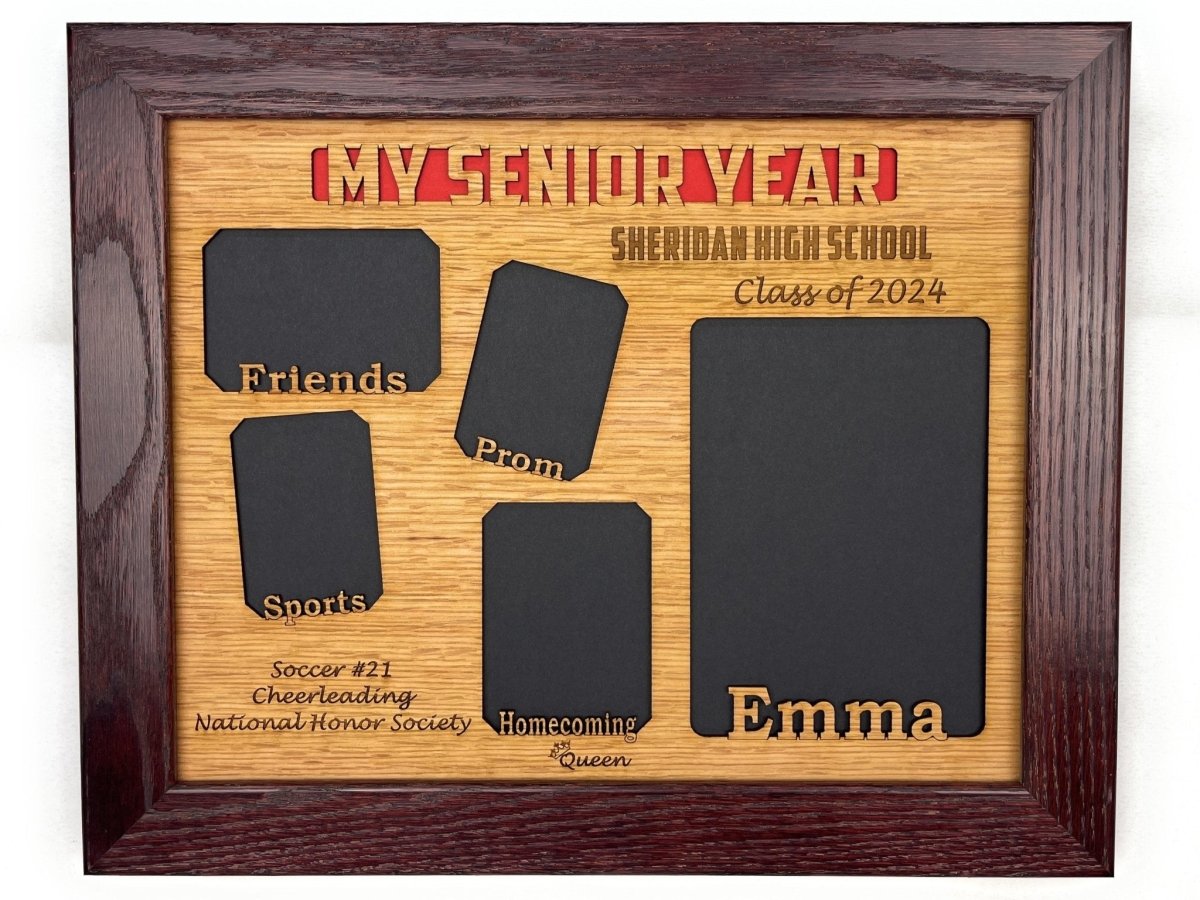 My Senior Year Picture Frame 11"x14" - Legacy Images - Picture Frames - 11x14 Picture Frame graduation name laser engraved