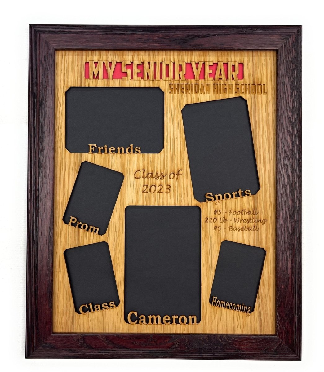 My Senior Year Picture Frame 11"x14" - Legacy Images - Picture Frames - 11x14 Picture Frame graduation name laser engraved