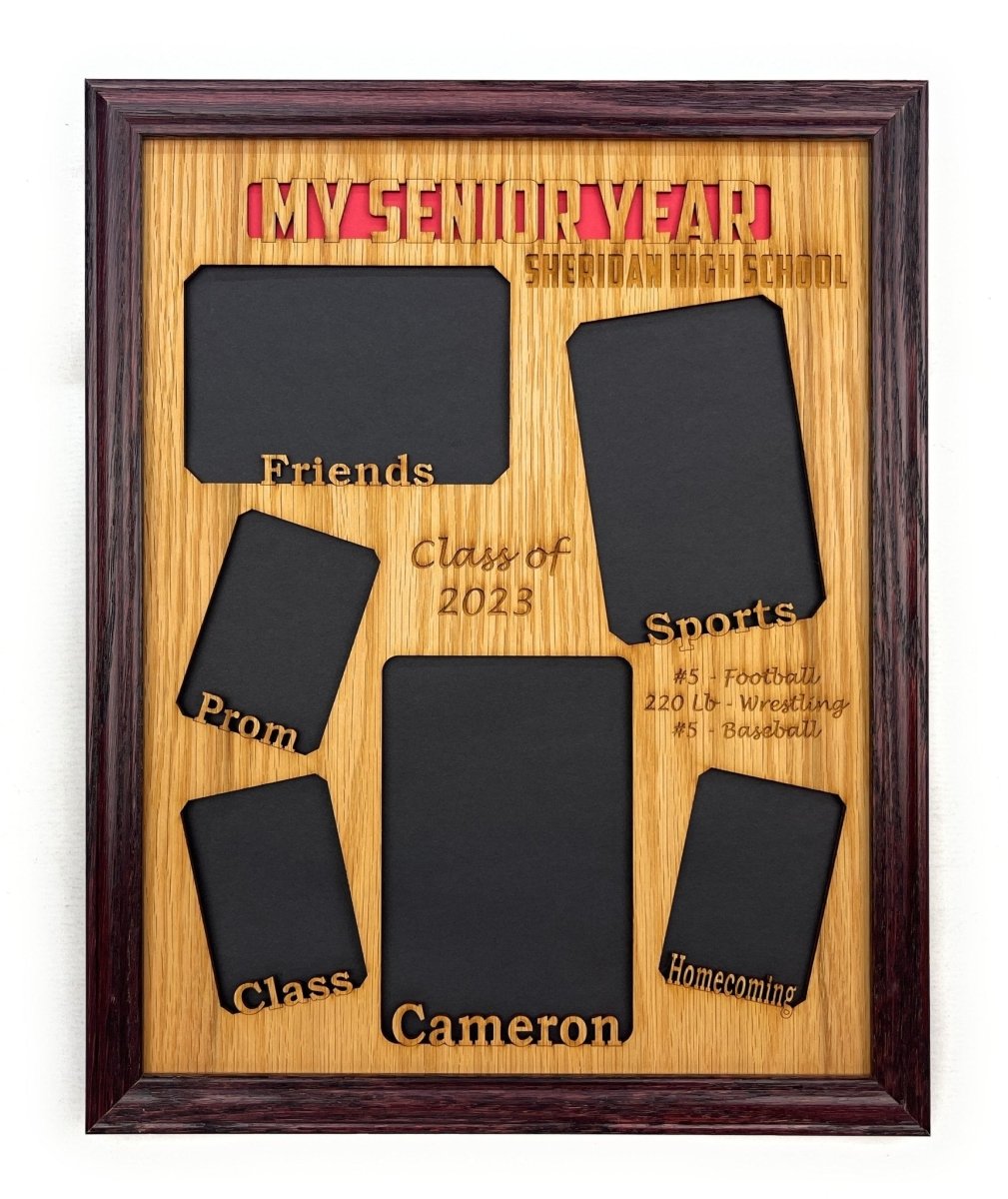 My Senior Year Picture Frame 11"x14" - Legacy Images - Picture Frames - 11x14 Picture Frame graduation name laser engraved