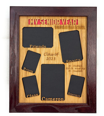 My Senior Year Picture Frame 11"x14" - Legacy Images - Picture Frames - 11x14 Picture Frame graduation name laser engraved