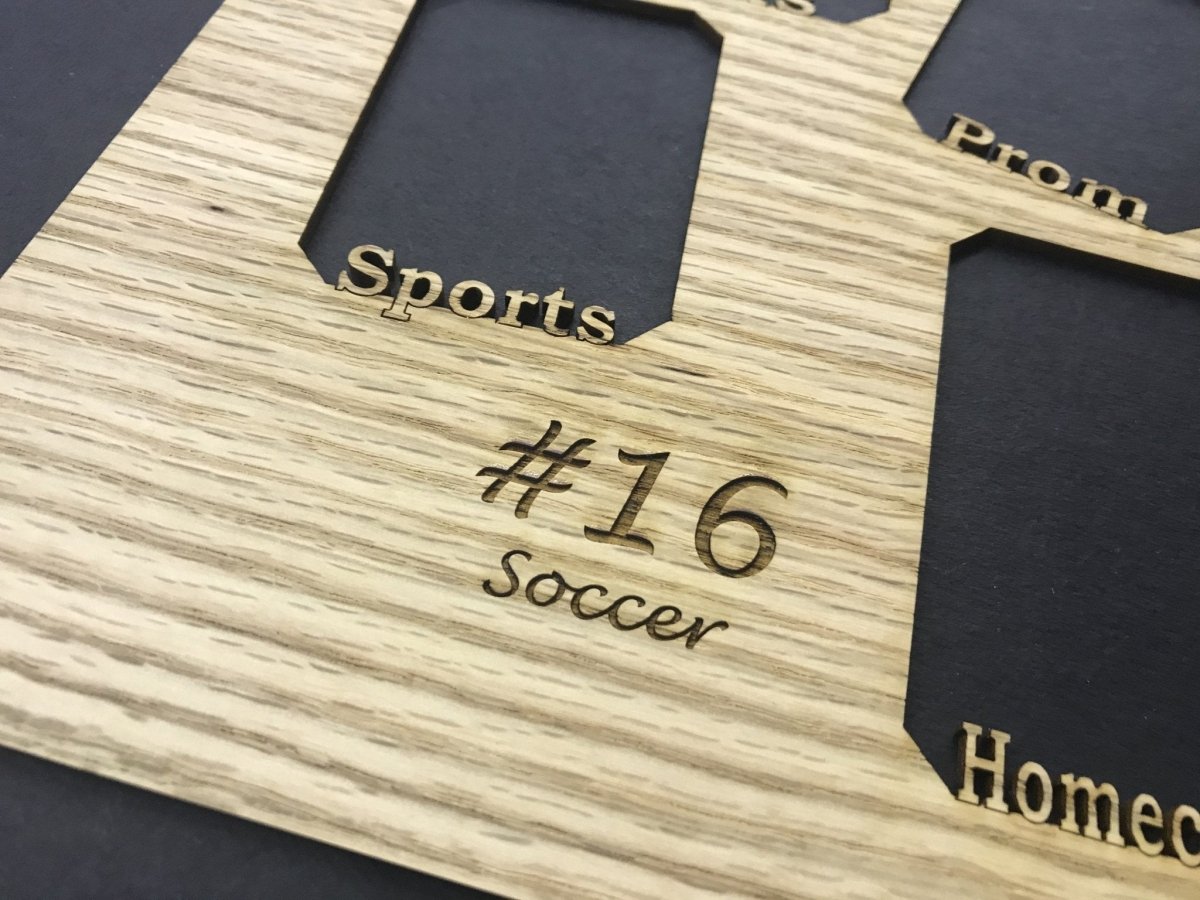 My Senior Year Picture Frame 11"x14" - Legacy Images - Picture Frames - 11x14 Picture Frame graduation name laser engraved