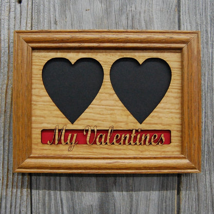 My Valentines Picture Frame - 5x7 Frame Holds 1 or 2 Photos - Legacy Images - Picture Frames - 5x7 picture frame holiday picture frame laser engraved