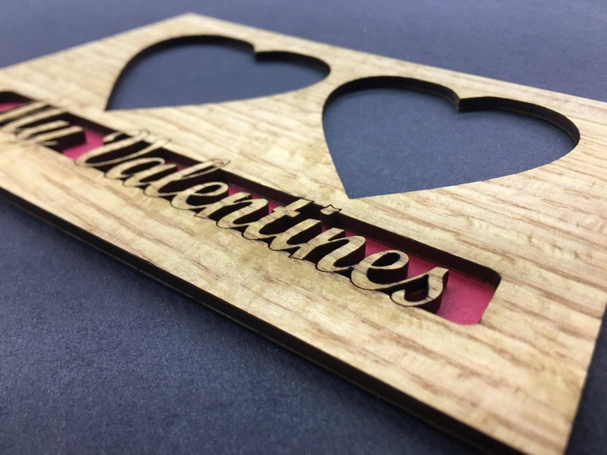 My Valentines Picture Frame - 5x7 Frame Holds 1 or 2 Photos - Legacy Images - Picture Frames - 5x7 picture frame holiday picture frame laser engraved