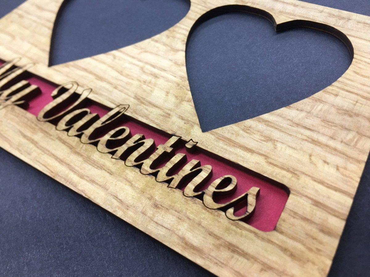 My Valentines Picture Frame - 5x7 Frame Holds 1 or 2 Photos - Legacy Images - Picture Frames - 5x7 picture frame holiday picture frame laser engraved