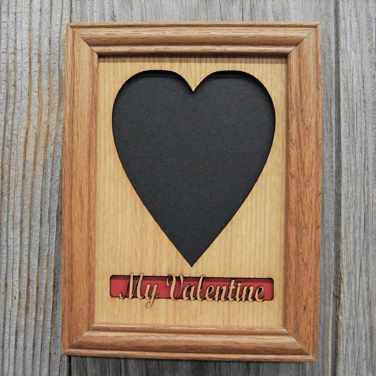 My Valentines Picture Frame - 5x7 Frame Holds 1 or 2 Photos - Legacy Images - Picture Frames - 5x7 picture frame holiday picture frame laser engraved