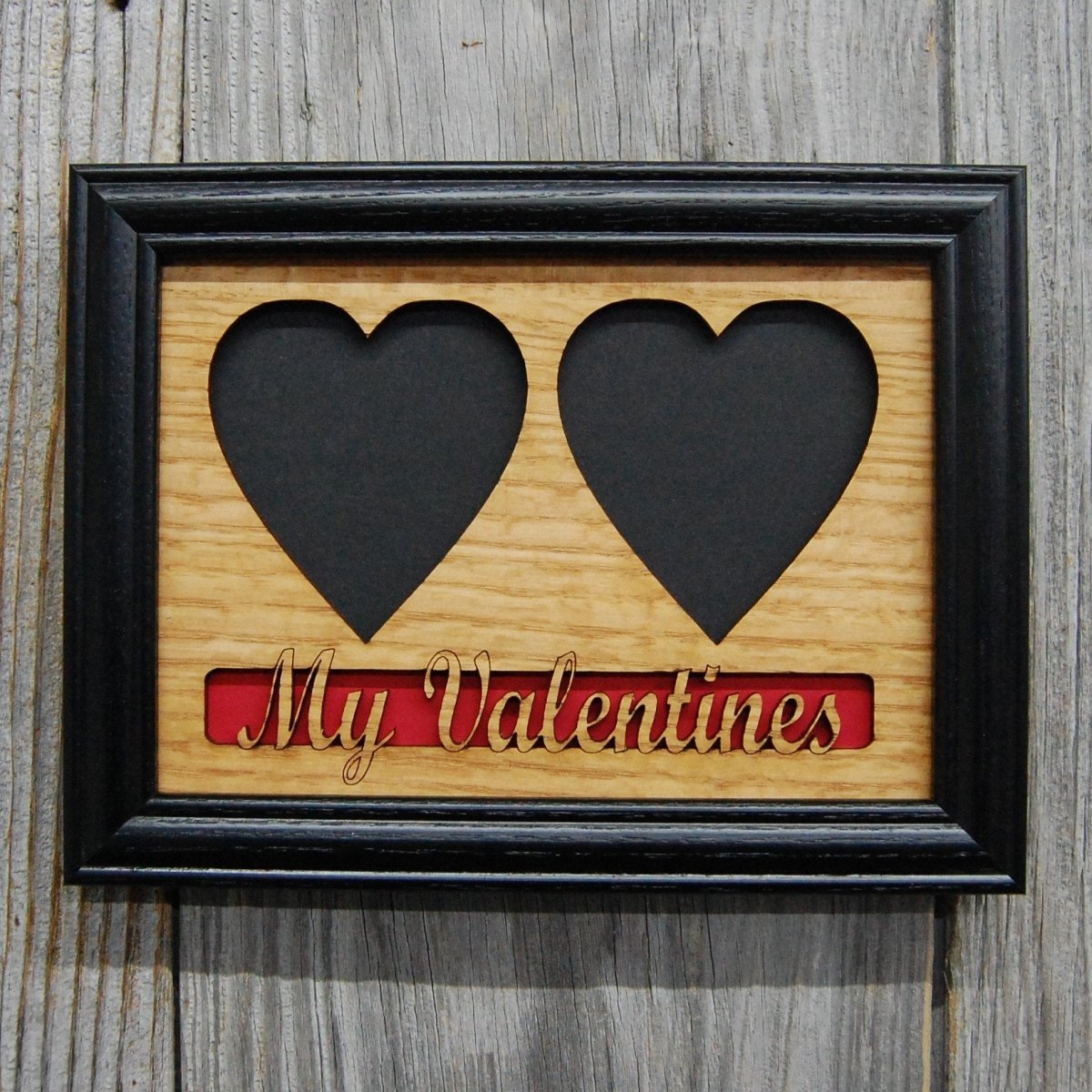 My Valentines Picture Frame - 5x7 Frame Holds 1 or 2 Photos - Legacy Images - Picture Frames - 5x7 picture frame holiday picture frame laser engraved
