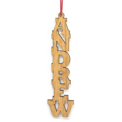 Name Ornament - Legacy Images - Holiday Ornaments - christmas holiday name laser engraved