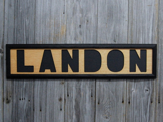 Name Picture Frame - 6"x32" Holds 4x6 Pictures - Legacy Images - Picture Frames - 6x32 picture frame collage frame name laser engraved