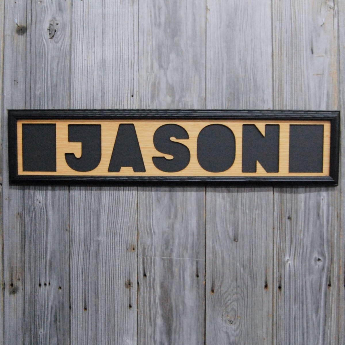 Name Picture Frame - 6"x32" Holds 4x6 Pictures - Legacy Images - Picture Frames - 6x32 picture frame collage frame name laser engraved