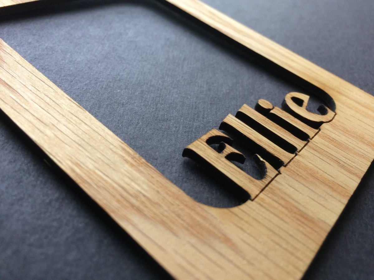 Name Picture Frame Ornament - Legacy Images - Holiday Ornaments - christmas holiday name laser engraved