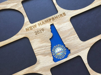 New Hampshire Picture Frame - Legacy Images - Picture Frames - 11x14 Picture Frame 5x7 picture frame picture frame laser engraved