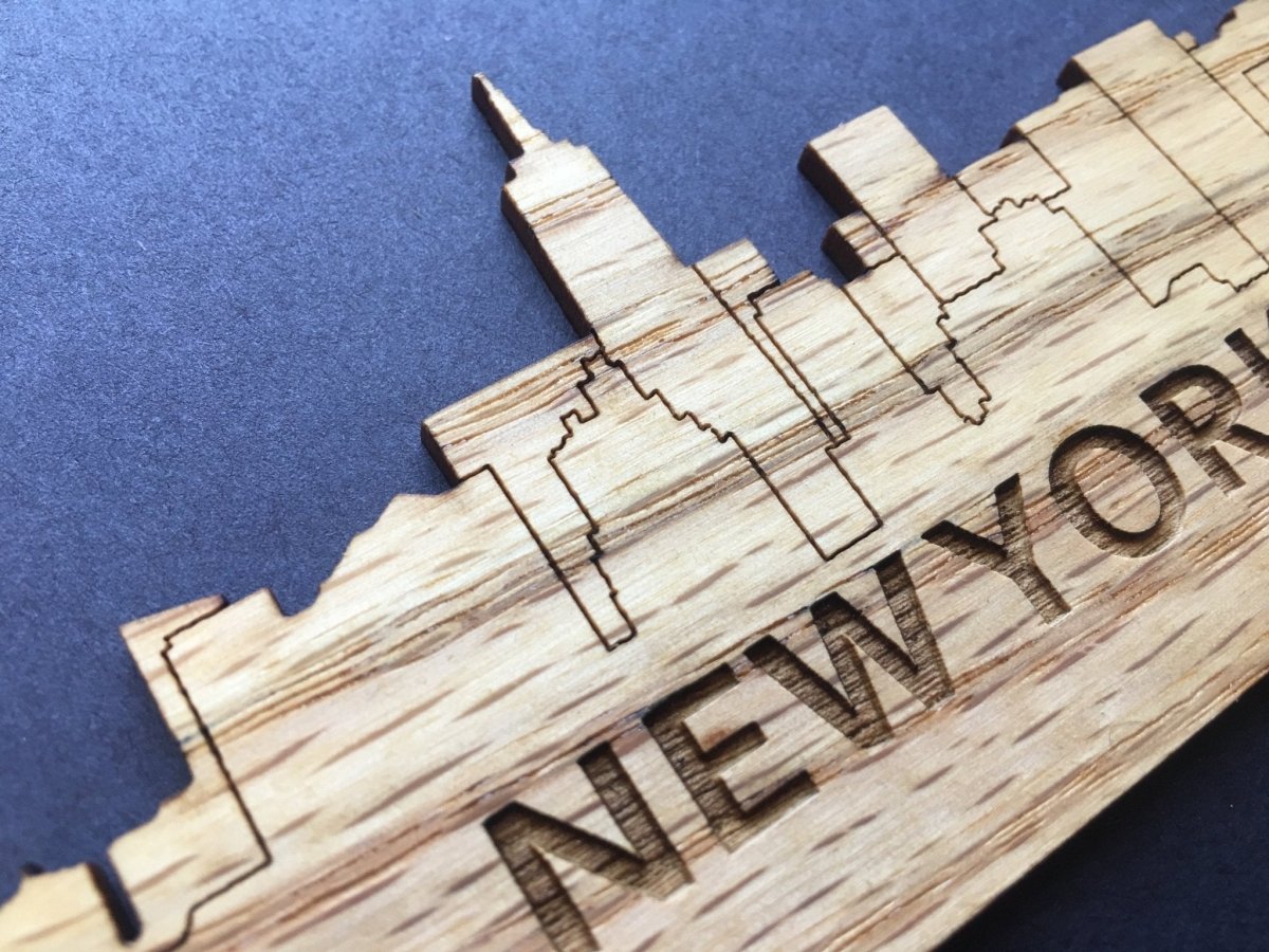 New York Skyline Picture Frame - Legacy Images - Picture Frames - 11x14 Picture Frame 5x7 picture frame 8x10 picture frame laser engraved