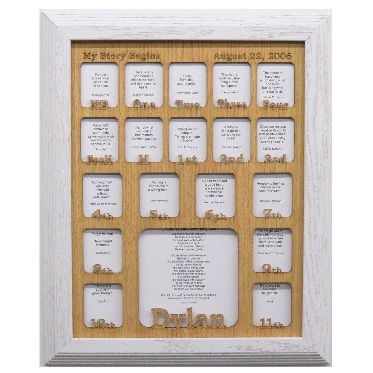 Newborn - 18 Picture Frame - Legacy Images - Picture Frames - 11x14 Picture Frame 12x16 picture frame 16x20 picture frame laser engraved