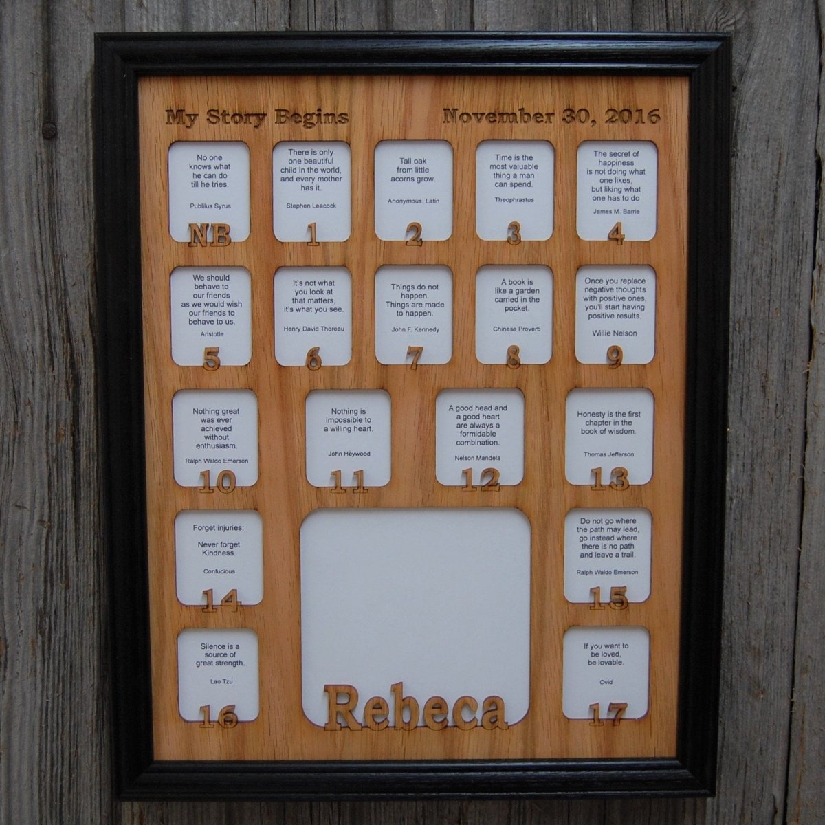 Newborn - 18 Picture Frame - Legacy Images - Picture Frames - 11x14 Picture Frame 12x16 picture frame 16x20 picture frame laser engraved