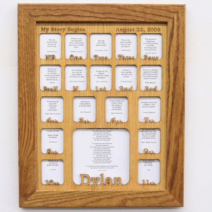 Newborn - 18 Picture Frame - Legacy Images - Picture Frames - 11x14 Picture Frame 12x16 picture frame 16x20 picture frame laser engraved