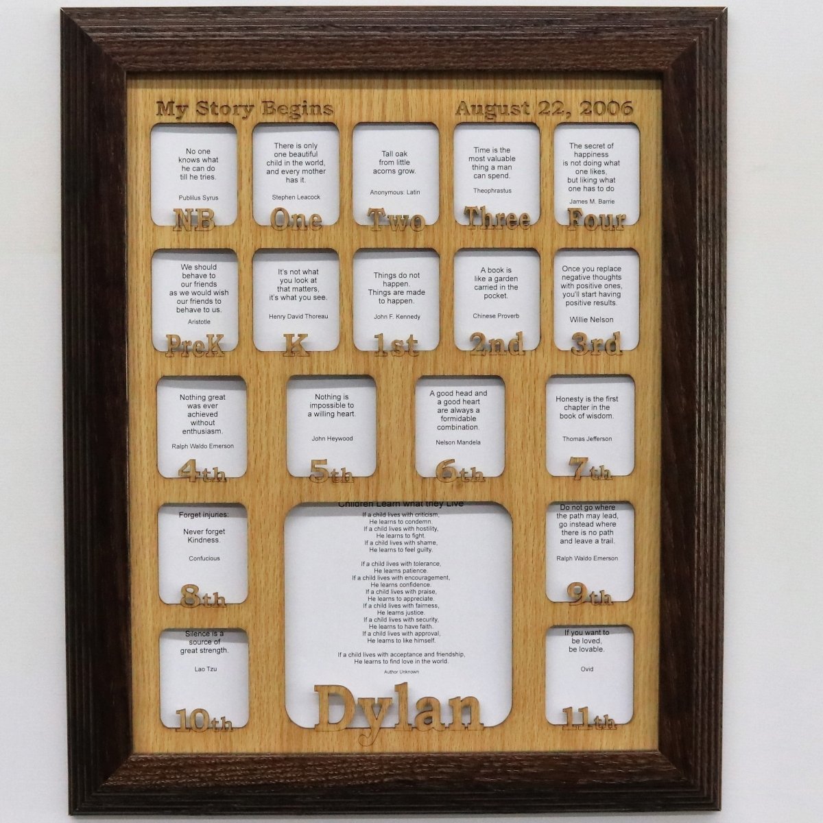 Newborn - 18 Picture Frame - Legacy Images - Picture Frames - 11x14 Picture Frame 12x16 picture frame 16x20 picture frame laser engraved