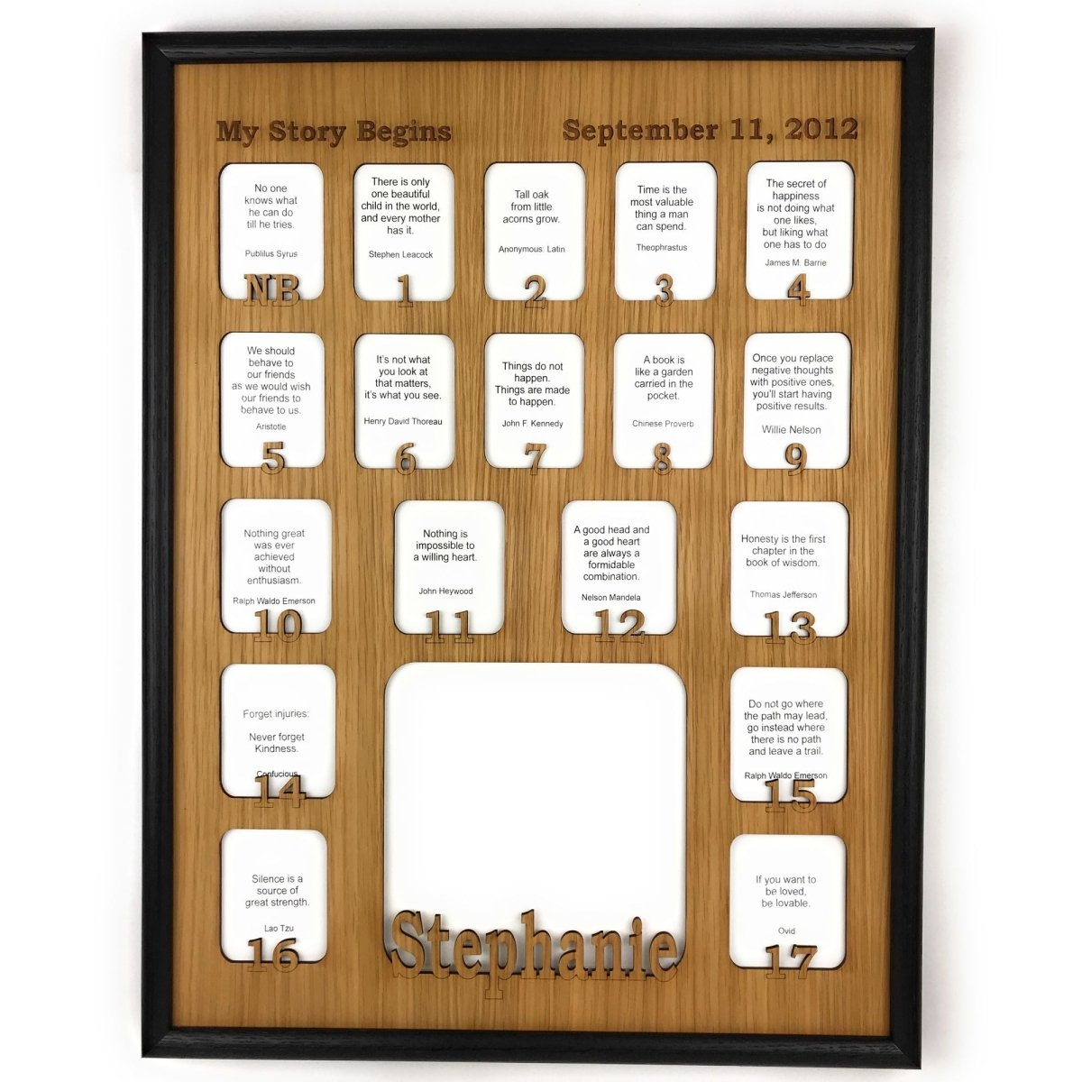 Newborn - 18 Picture Frame - Legacy Images - Picture Frames - 11x14 Picture Frame 12x16 picture frame 16x20 picture frame laser engraved