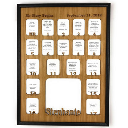 Newborn - 18 Picture Frame - Legacy Images - Picture Frames - 11x14 Picture Frame 12x16 picture frame 16x20 picture frame laser engraved