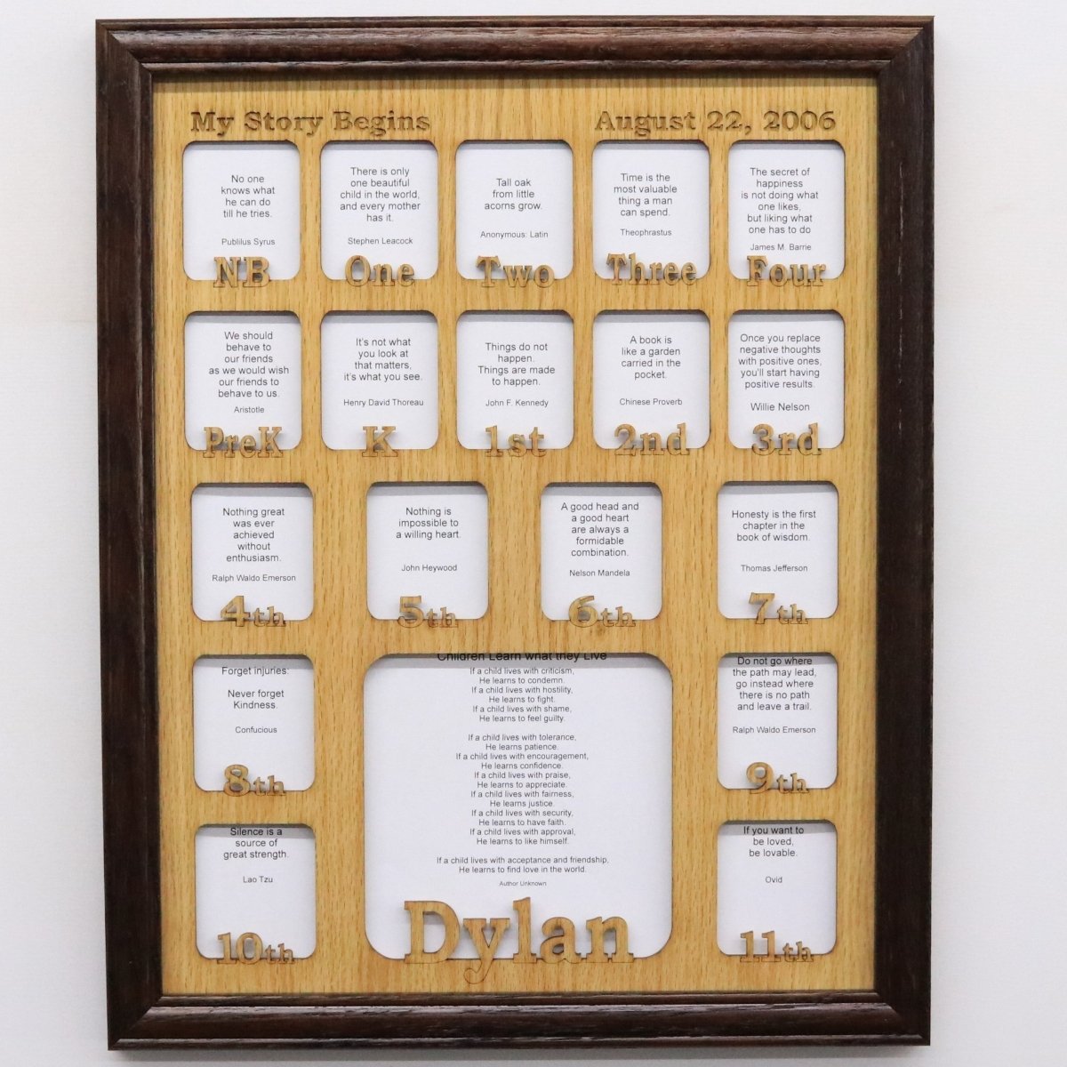 Newborn - 18 Picture Frame - Legacy Images - Picture Frames - 11x14 Picture Frame 12x16 picture frame 16x20 picture frame laser engraved