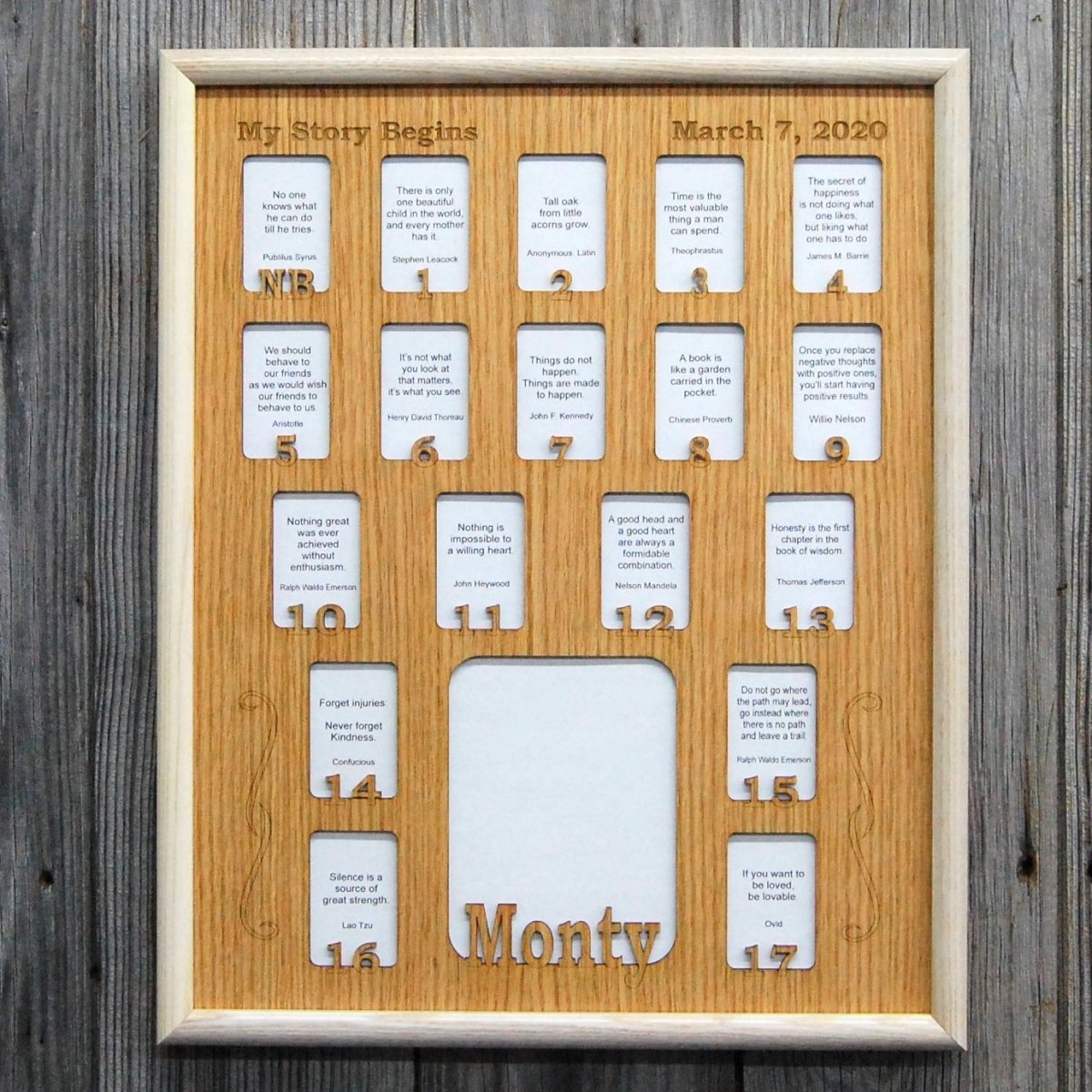 Newborn - 18 Picture Frame - Legacy Images - Picture Frames - 11x14 Picture Frame 12x16 picture frame 16x20 picture frame laser engraved