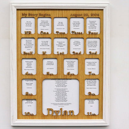 Newborn - 18 Picture Frame - Legacy Images - Picture Frames - 11x14 Picture Frame 12x16 picture frame 16x20 picture frame laser engraved