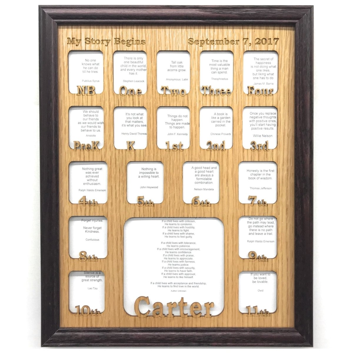 Newborn - 18 Picture Frame - Legacy Images - Picture Frames - 11x14 Picture Frame 12x16 picture frame 16x20 picture frame laser engraved