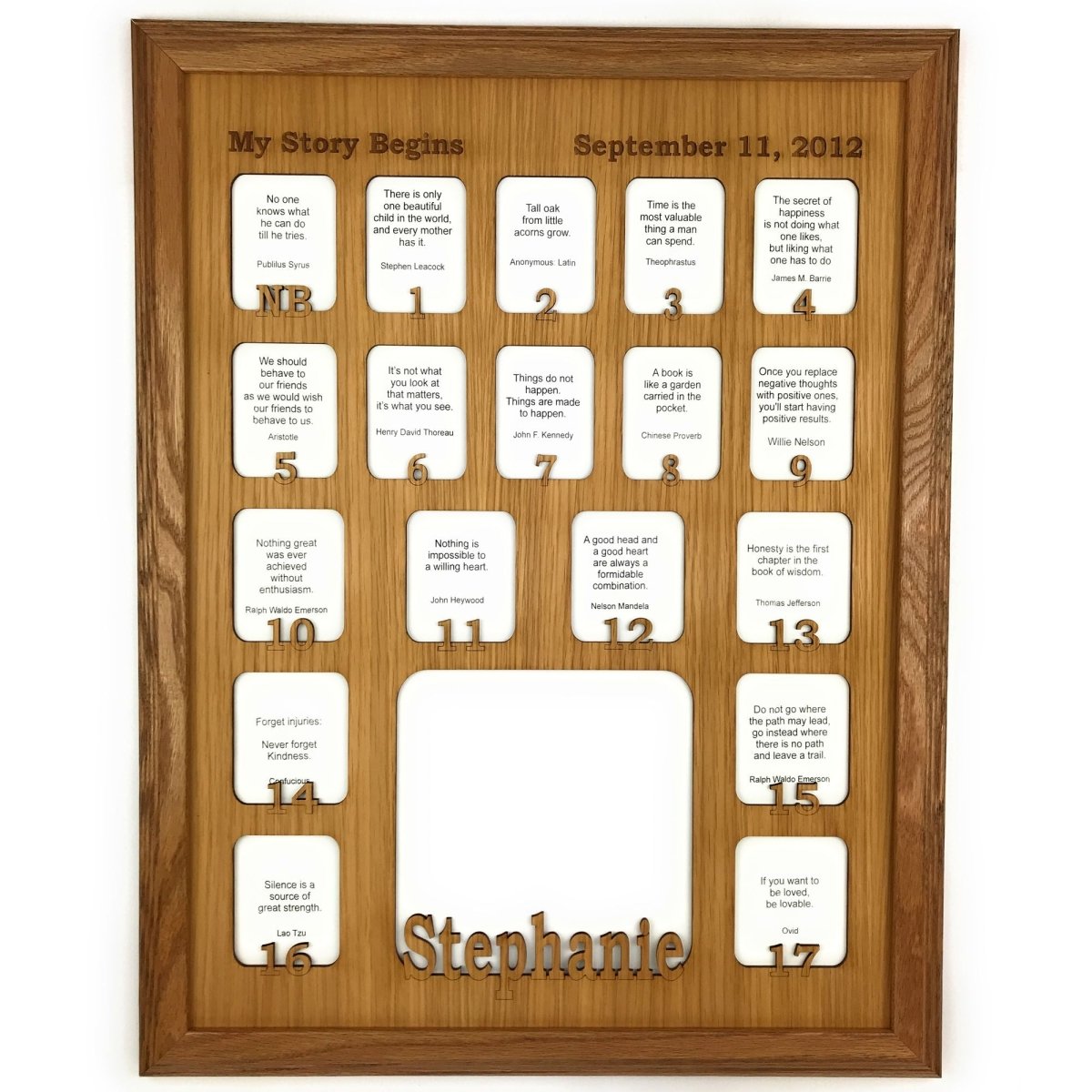 Newborn - 18 Picture Frame - Legacy Images - Picture Frames - 11x14 Picture Frame 12x16 picture frame 16x20 picture frame laser engraved