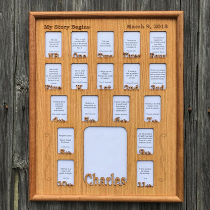 Newborn - 18 Picture Frame - Legacy Images - Picture Frames - 11x14 Picture Frame 12x16 picture frame 16x20 picture frame laser engraved