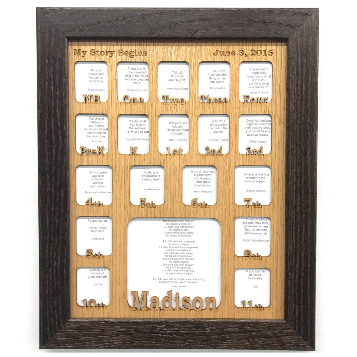 Newborn - 18 Picture Frame - Legacy Images - Picture Frames - 11x14 Picture Frame 12x16 picture frame 16x20 picture frame laser engraved