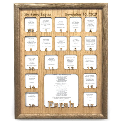 Newborn - 18 Picture Frame - Legacy Images - Picture Frames - 11x14 Picture Frame 12x16 picture frame 16x20 picture frame laser engraved