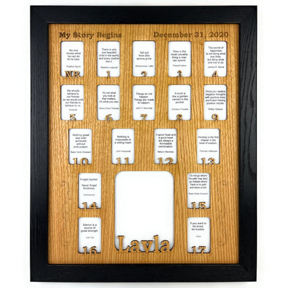 Newborn - 18 Picture Frame - Legacy Images - Picture Frames - 11x14 Picture Frame 12x16 picture frame 16x20 picture frame laser engraved