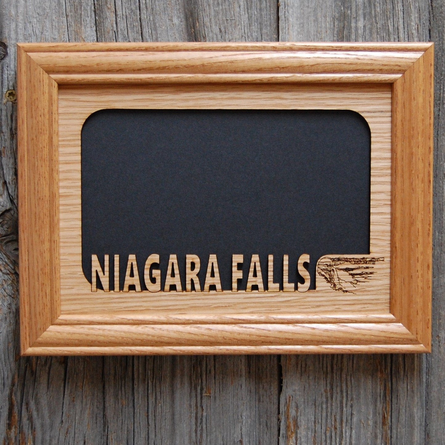 Niagara Falls Picture Frame - 5x7 Frame Hold 4x6 Photo - 5x7 Niagara Falls Picture Frame, Picture Frame, home decor, laser engraved - Legacy Images - Legacy Images - Picture Frames
