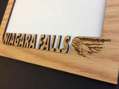 Niagara Falls Picture Frame - 5x7 Frame Hold 4x6 Photo - Legacy Images - Picture Frames - 5x7 picture frame niagara falls picture frame laser engraved
