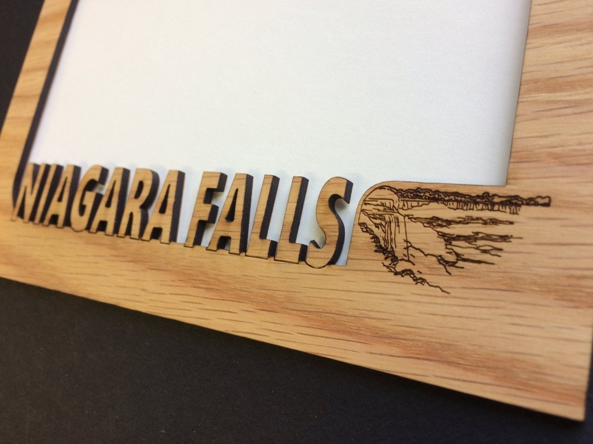 Niagara Falls Picture Frame - 5x7 Frame Hold 4x6 Photo - Legacy Images - Picture Frames - 5x7 picture frame niagara falls picture frame laser engraved