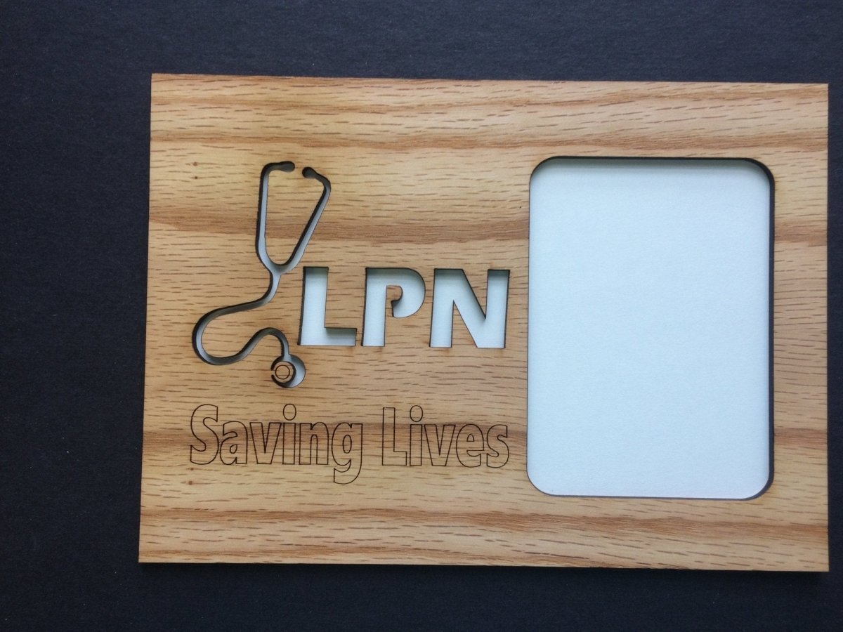 Nurse RN LPN Picture Frame - Legacy Images - Picture Frames - 11x14 Picture Frame 5x7 picture frame 8x10 picture frame laser engraved
