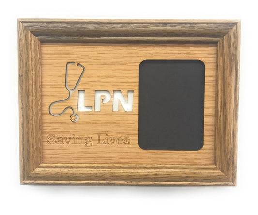 Nurse RN LPN Picture Frame - Legacy Images - Picture Frames - 11x14 Picture Frame 5x7 picture frame 8x10 picture frame laser engraved