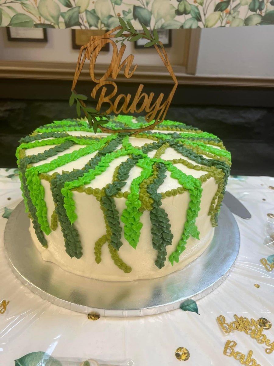 Oh Baby Cake Topper for Baby Shower - Legacy Images - Cake Decorating Supplies - baby baby shower cake topper laser engraved